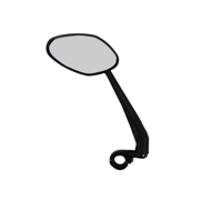 Falkx radar l fietsspiegel links - thumbnail