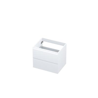 INK - Onderkast 2 Laden Greeploos Gelakt - 600x450x520 Mm - Mat Wit