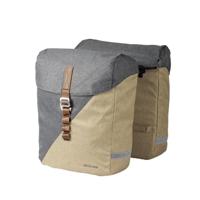 Racktime dubbele tas "heda 2.0" double bag heda 2.0 desert sand/dust grey - thumbnail