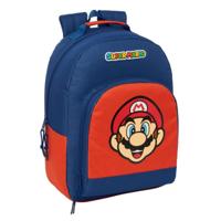 Schoolrugzak Super Mario Mamma mia Rood Marineblauw 32 x 42 x 15 cm - thumbnail