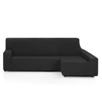 Hoes voor chaise longue met korte armleuning links Hosteline OLIMPO Zwart 48 x 29 x 14 cm - thumbnail