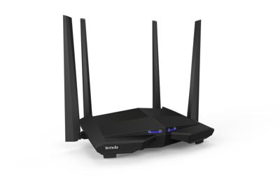 Tenda AC10 draadloze router Gigabit Ethernet Dual-band (2.4 GHz / 5 GHz) Zwart