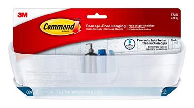 Badkamerschappen Command Wit 29 x 10,5 x 12,5 cm Plastic