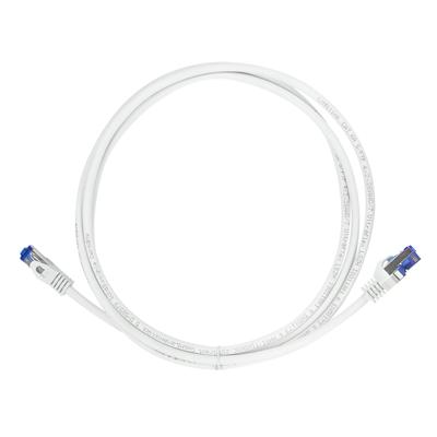 LogiLink C6A011S RJ45 Netwerkkabel, patchkabel CAT 6A S/FTP 0.25 m Wit 1 stuk(s)