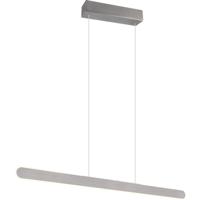 LED Hanglamp - Trion Soile - 28W - Aanpasbare Kleur - Dimbaar - Geborsteld Aluminium - Metaal - thumbnail
