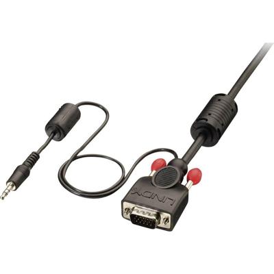 LINDY 37304 VGA-kabel & audio Premium M/M, 15 m