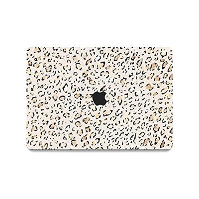 Lunso MacBook Pro 15 inch (2016-2020) cover hoes - case - Leopard Rose Gold