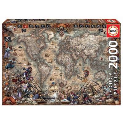 Educa 2000 Piratenkaart-