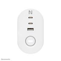 Neomounts DS22-840WH6 bureaucontactdoos met klem - thumbnail