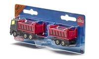 Siku vrachtwagen met kiepwagen en aanhanger 1685 - thumbnail