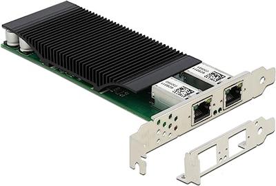 Delock 88500 PCI Express x4-kaart naar 2 x RJ45 Gigabit LAN PoE+ i350 Delock 88500 PCI Express x4-kaart naar 2 x RJ45 Gigabit LAN PoE+ i350