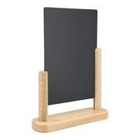 Krijtbord Securit 170x160x50mm teak hout - thumbnail