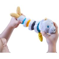 Haba bromfiguur Zeehond Zeger junior pluche grijs - thumbnail