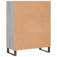 Schappenkast 69,5x32,5x90 cm bewerkt hout grijs sonoma eiken - thumbnail