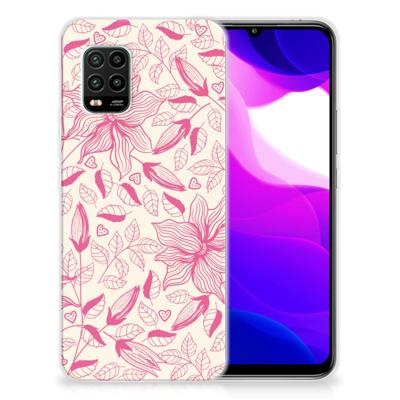 Xiaomi Mi 10 Lite TPU Case Pink Flowers