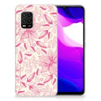 Xiaomi Mi 10 Lite TPU Case Pink Flowers - thumbnail