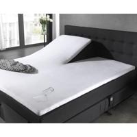 Dreamhouse Waterdichte molton matrasbeschermer/Incontinentie Splittopper Hoeslaken 180 x 220 cm - thumbnail