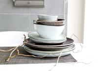 Salt & Pepper Dinerborden Artisan Organisch Groen 28 cm - 4 Stuks - thumbnail