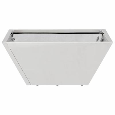 Tuin Kom Plantenbak 5 pcs Zilver 35 x 35 x 15 cm