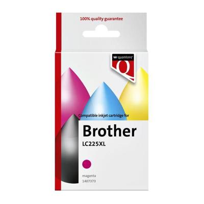 Inktcartridge Quantore alternatief tbv Brother LC225XL rood | 12 stuks