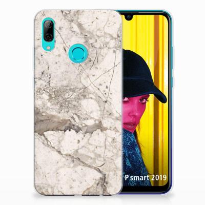 Huawei P Smart 2019 | TPU | Siliconen hoesje | Marmer Beige