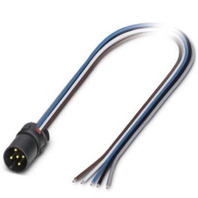 Phoenix Contact 1440805 Sensor/actuator connector, geassembleerd M12 Aantal polen (sensoren): 4 Contactdrager 0.5 m 1 stuk(s) Piece