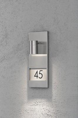 KonstSmide WandspotModena Adress RVS met huisnummer - 7655-000