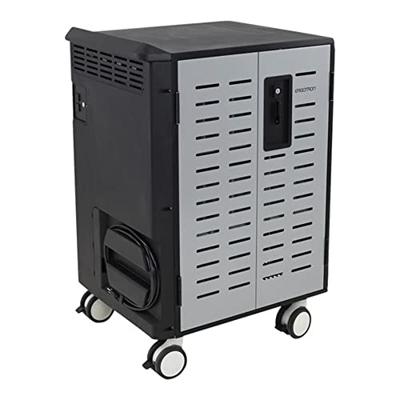 Ergotron Zip40 Trolley voor 40 tablets/notebooks, afsluitbaar, staal, grijs, wit, schermgrootte: tot 15,6 inch