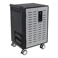 Ergotron Zip40 Trolley voor 40 tablets/notebooks, afsluitbaar, staal, grijs, wit, schermgrootte: tot 15,6 inch - thumbnail