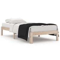 Bedframe massief hout 90x190 cm Single - thumbnail