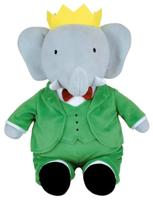 Knuffel - JEMINI - Babar Olifant Pluche +/- 40 cm - Zacht pluche - Ideaal voor het verzinnen van verhalen en het decoreren van de kamer! - thumbnail