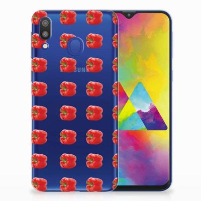 Samsung Galaxy M20 (Power) | Siliconen Case | Paprika Red