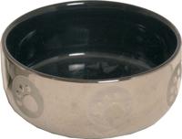 Katteneetbak royal zilver/zwart 13 cm Eet-en-drinkbakken-kat Gebr. de Boon - Gebr de boon - thumbnail