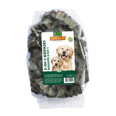 BIOFOOD 3 IN 1 HONDENMINERALENKOEKJES 500 GR