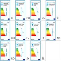Paalverlichting voor tuin E27 110 cm aluminium brons 6 st - thumbnail