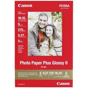 Canon PP-201 2311B053 Fotopapier 10 x 15 cm 260 g/m² 5 vellen Canon PP-201 2311B053 Fotopapier 10 x 15 cm 260 g/m² 5 vellen