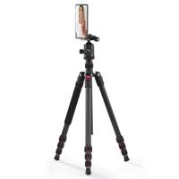 Hama Driepoot Mobiele Telefoonhouder Puck Magnetisch Universeel Zwart/Metallic - thumbnail