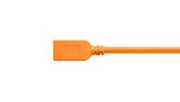 Tether Tools TetherPro USB-C to USB Female Adapter (extender) 4,6m oranje - thumbnail