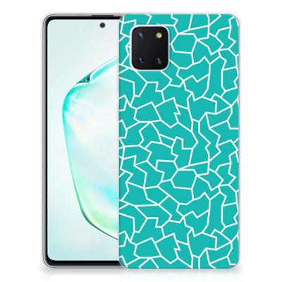 Samsung Galaxy Note 10 Lite | Hoesje maken | Cracks Blue