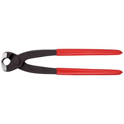 Knipex Oorklemmentang | totale lengte 220 mm | hoofd zwart gefosfateerd | kunststofcoating | 1 stuk - 10 98 I220 10 98 I220