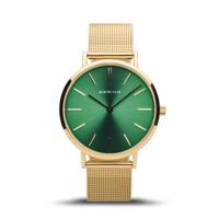 Bering 14134-338 Green 34mm Gold Mesh - thumbnail