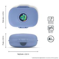 Lunchbox - MONBENTO - Luchtdichte snackbox - MB Gram Infinity Blue - thumbnail