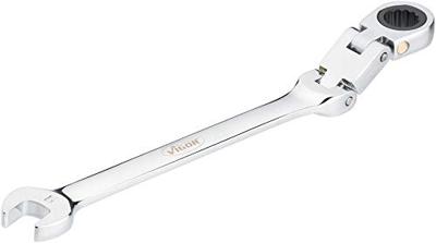 Vigor V6752-9 V6752-9 Ringratelsteeksleutel met scharnier Sleutelbreedte (metrisch) 9 mm Vigor V6752-9 V6752-9 Ringratelsteeksleutel met scharnier Sleutelbreedte (metrisch) 9 mm