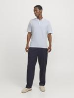 Jack & Jones Jjegeorge Knit Polo Ss Sn Poloshirts Chambray Blue - thumbnail