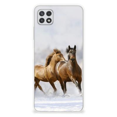 Samsung Galaxy A22 5G | TPU Hoesje | Paarden