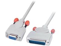 LINDY Aansluitkabel Serieel [1x D-sub bus 9-polig - 1x D-sub bus 25-polig] 2.00 m Grijs - thumbnail