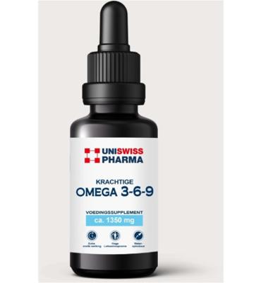 Uniswiss Omega 3-6-9 (wateroplosbaar) 30 Milliliter