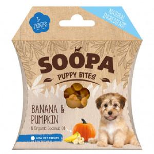 Soopa Bites Puppysnack met banaan & pompoen Per 3 Soopa Bites Puppysnack met banaan & pompoen Per 3