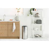 Brabantia touch bin afvalemmer 30 liter brilliant steel - thumbnail