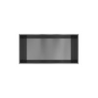 Hotbath &More Inbouwnis - 30 x 60 x 10 cm - Geborsteld Gunmetal PVD - thumbnail